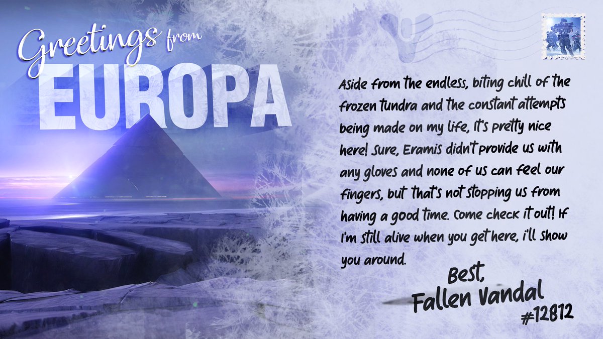 XBOXGamePass's tweet photo. Someone in Europa sent us a postcard https://t.co/sBO9uXQQNW