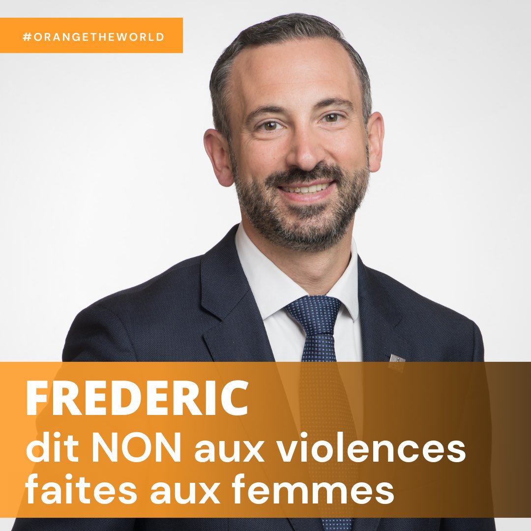 ZValais's tweet photo. ORANGE THE WORLD -
Frédéric s’associe au Zonta Club Sion-Valais pour cette campagne de mobilisation de l’ONU. 
#orangetheworld
#16days
#zontasaysno #zontasaysnotoviolenceagainstwomen 
#zontainternational 
#zontadistrict30  #zontaclubsionvalais https://t.co/6vf5XLXxe5
