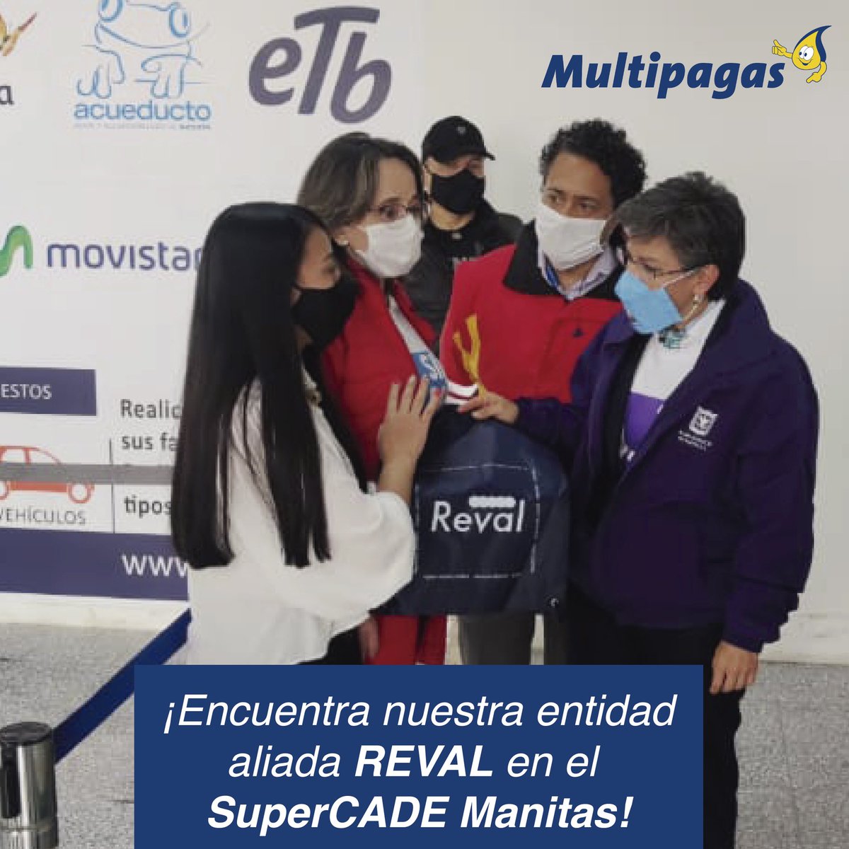 Multipagas's tweet photo. ¡Felicidades a nuestros aliados @revalcolombia por la apertura de nuevas sedes!
Mira la nota completa aquí: https://t.co/Yj3pLs6WTv https://t.co/8LYTeo9oKk