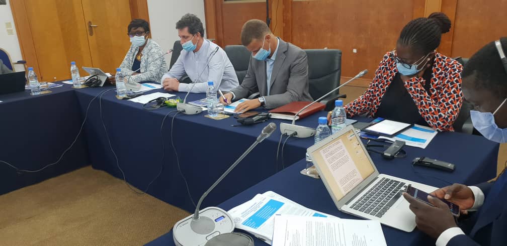 OIMGuinee's tweet photo. Regional #YDLA meeting in Dakar: Guinea, The Gambia & Guinea Bissau authorities + IOM reunited with #AICS to share learning experiences and good practices on Migration & Development strategies to improve youth employment. Thanks to the #Aics support! @AICSDakar @IOMROWCA @aics_it https://t.co/PfnfU185F9