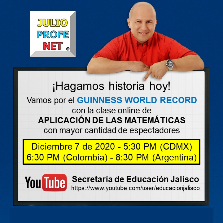 spotgabbiani's tweet image. Hoy @julioprofenet va a romper un record Guinness, cáiganle a la clase para que sean parte de esto.