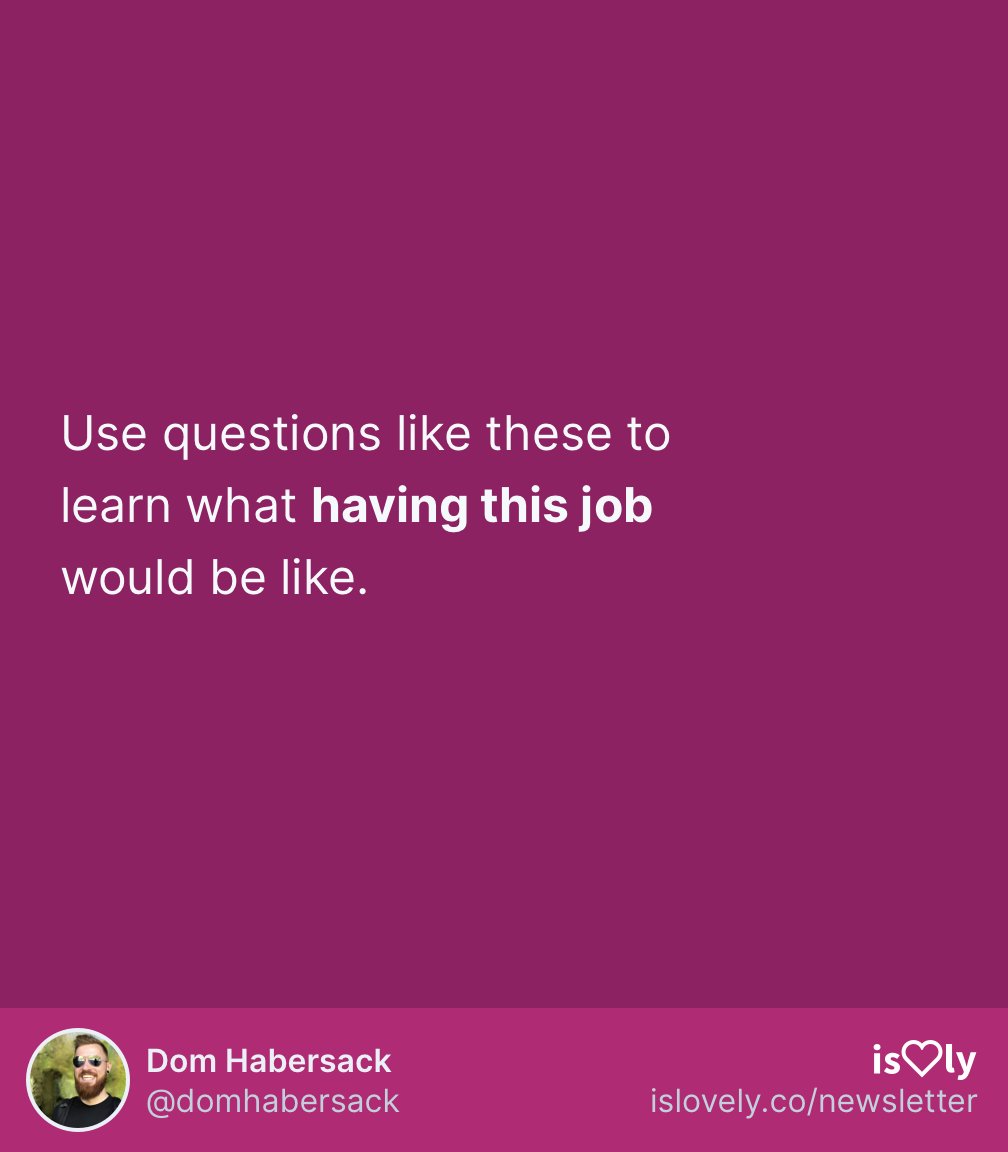 Job interviews are two-sided conversations. As much as they’re interviewing you, you’re interviewing them as well. After the interview, you have to KNOW if you really want to work for that company at all.If you don’t ask any questions, you’re missing out on a huge opportunity.