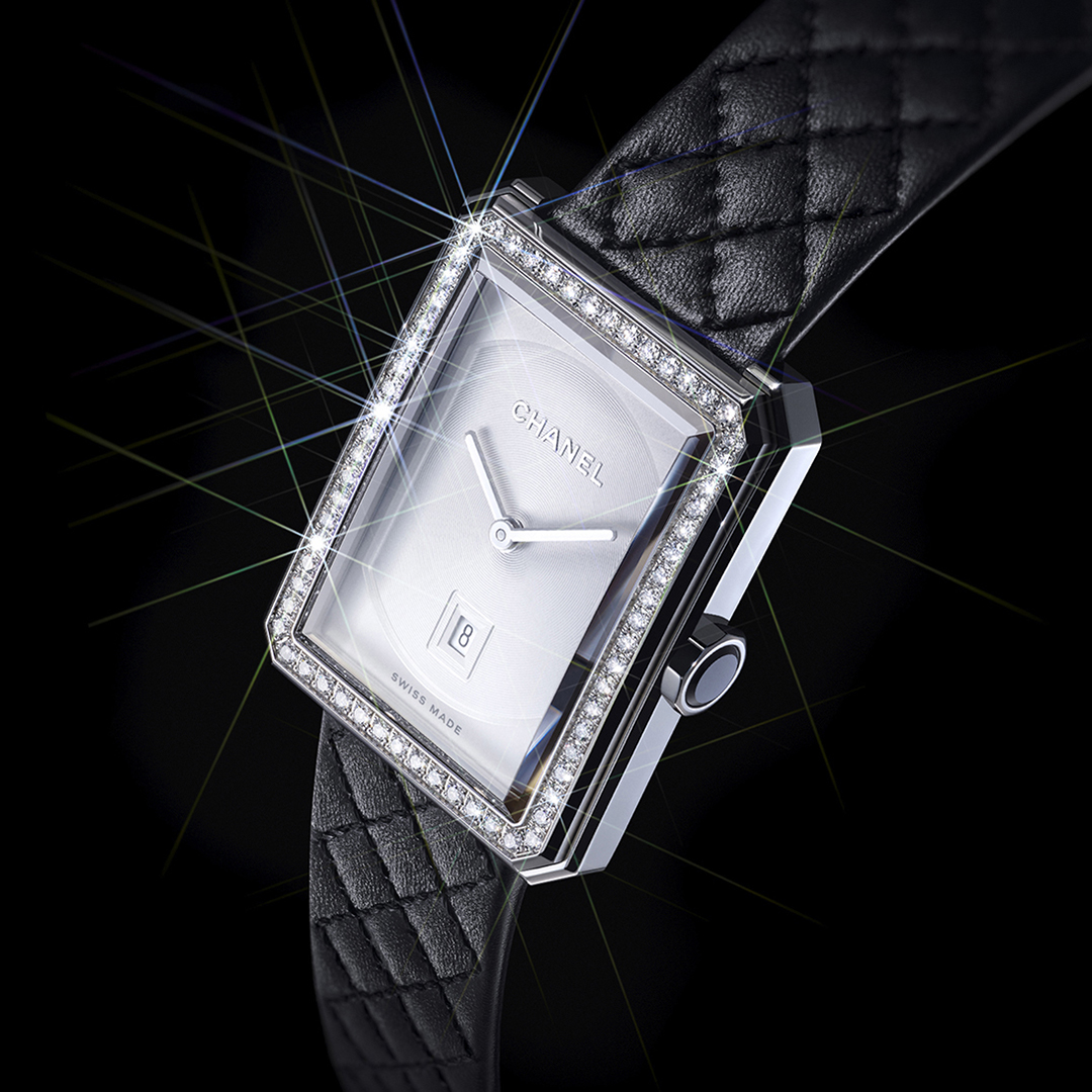 Chanel Auf Twitter A Chanel Dream Never Fades This Holiday Season Discover The Boy Friend Watch Now Available With A Steel And Diamond Case And Quilted Black Leather Strap Chaneldreaming Chanelwatches Chanelboyfriend Find