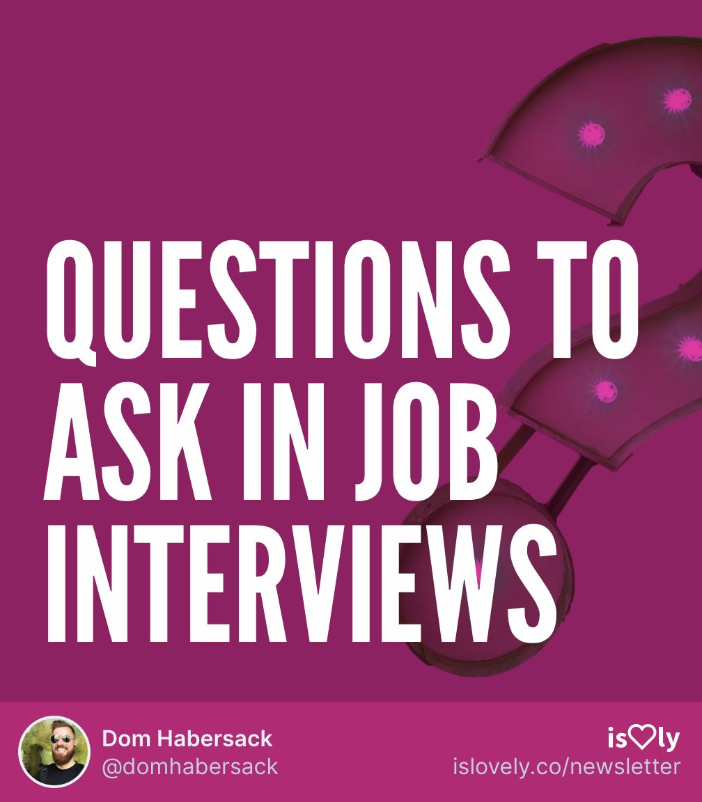 I have been on both sides of job interviews for developer positions more times than I can remember. Most of them close with a “so, do you have any questions for us?”Here’s how you can get the most value out of that opportunity.  #100DaysOfCode  #CodeNewbie