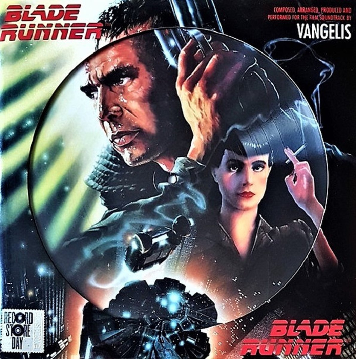 The music for Blade Runner was composed by Vangelis and its haunting, terrifying synthesiser score was nominated for a BAFTA award. The soundtrack album for Blade Runner was delayed for almost a decade, and has been sampled by many artists since.