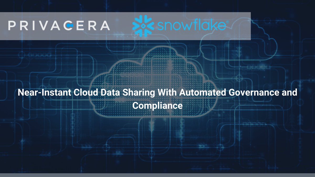 Our partnership with <a href="/SnowflakeDB/">SnowflakeDB</a> enables enterprises to accelerate #cloudmigration, maximize their #data value, and ensure automated #privacy, #governance, and #compliance. Learn more about our expanded breadth of coverage in Privacera 4.0: hubs.ly/H0C7sdY0
