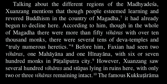 Xuanzang in seventh century states how the monks of Buddhism had retreated from debates in disgrace due to their arguments being shallow and superficial. No mention of a war.