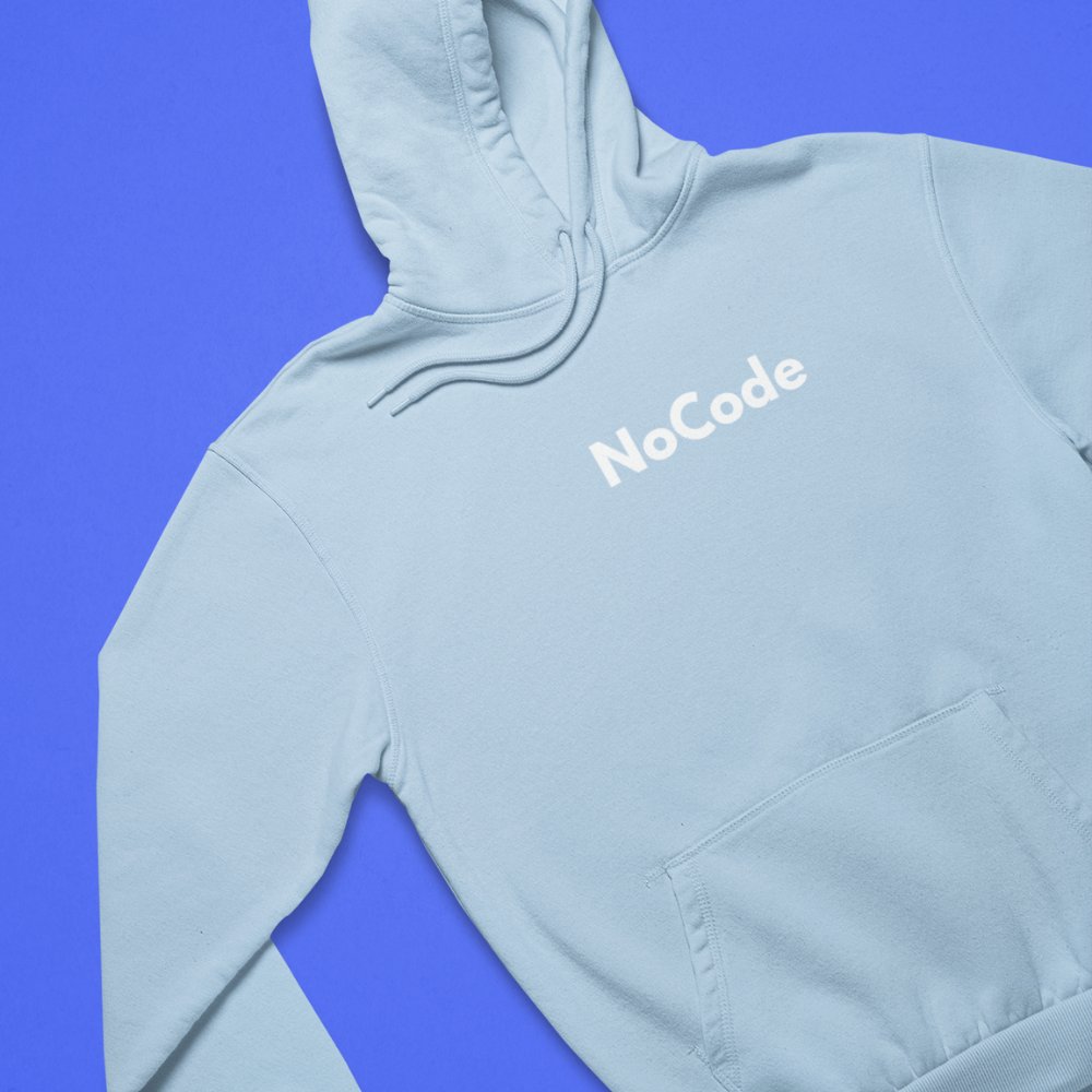 #nocode never felt so good 👕

Have you picked up your hoodie yet?