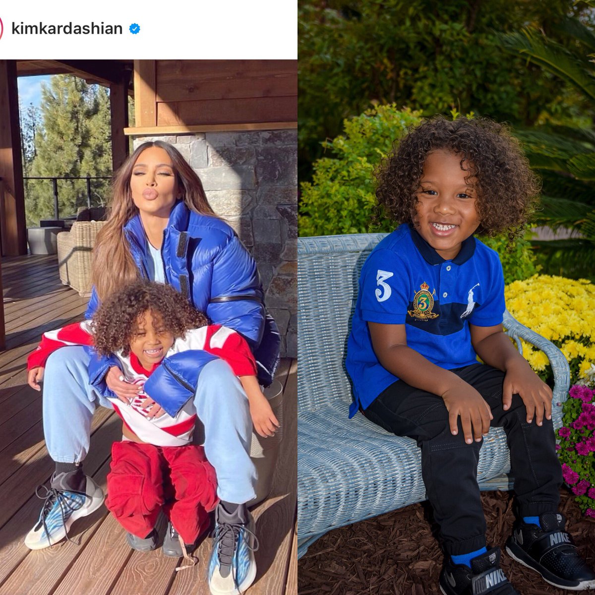 TeamGenesisBall's tweet photo. @KimKardashian Hey Kim do our sons look alike 🤔😍 https://t.co/PvzxfvuHgM