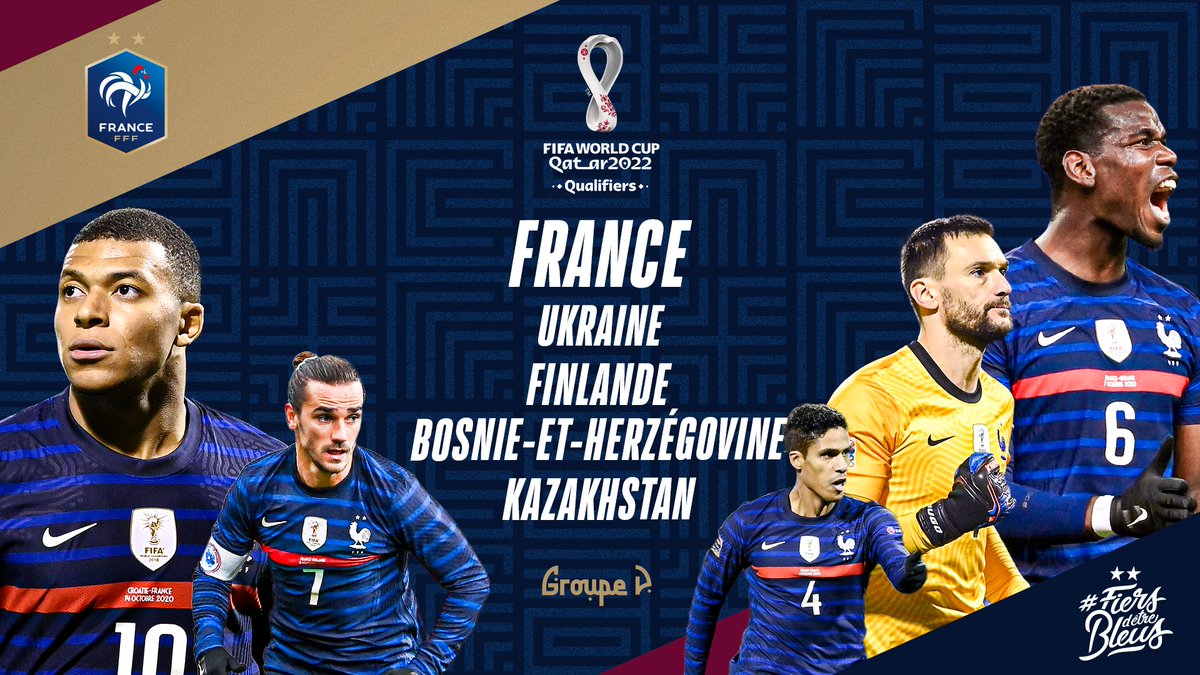 La France Qualifiee Pour La Coupe Du Monde 2022 Groupe France Coupe Du Monde 2022 : Coupe Du Monde De La Fifa 2022