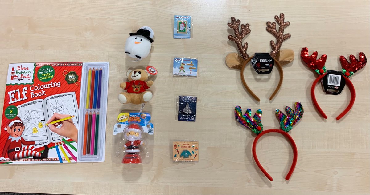 MissPhee_Mods's tweet photo. Let our St Andrew’s Hospice Christmas Extravaganza begin! All week we will be selling items below in aid of the Hospice, along with our Christmas themed non-uniform day on Friday (£1 donation) and prize raffle (£1 a strip)! Let the festive fun begin! @ChrystonHum @CHS_Chryston https://t.co/eLTxgDTO8O