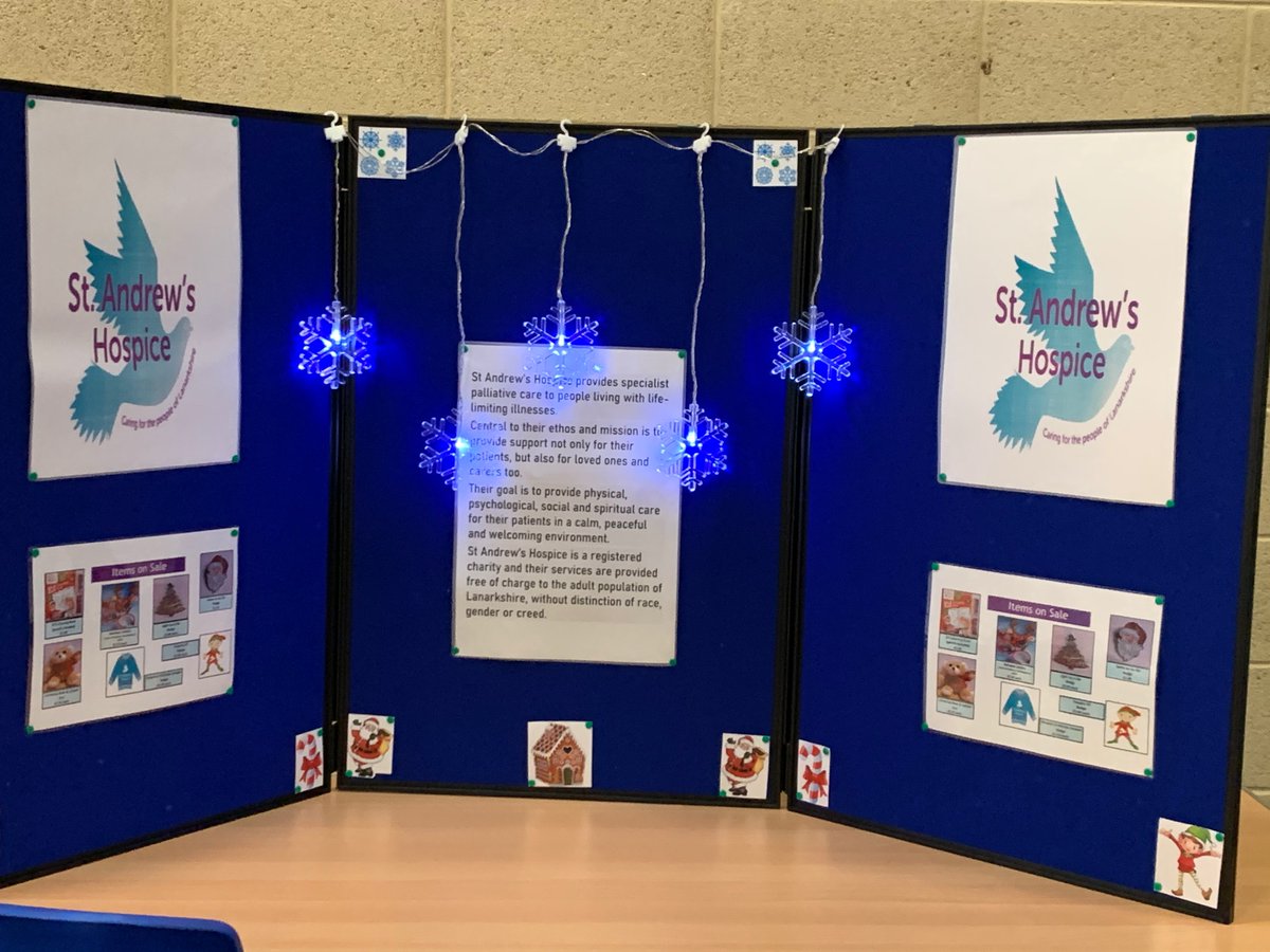 Miss Phee (@missphee_mods) on Twitter photo Let our St Andrew’s Hospice Christmas Extravaganza begin! All week we will be selling items below in aid of the Hospice, along with our Christmas themed non-uniform day on Friday (£1 donation) and prize raffle (£1 a strip)! Let the festive fun begin! @ChrystonHum <a href="/CHS_Chryston/">Chryston High School</a> Let our St Andrew’s Hospice Christmas Extravaganza begin! All week we will be selling items below in aid of the Hospice, along with our Christmas themed non-uniform day on Friday (£1 donation) and prize raffle (£1 a strip)! Let the festive fun begin! @ChrystonHum <a href="/CHS_Chryston/">Chryston High School</a>