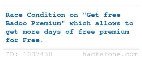 Badoo disclosed a bug submitted by @th4nu_0x0: hackerone.com/reports/1037430 - Bounty: $200 #hackerone #bugbounty