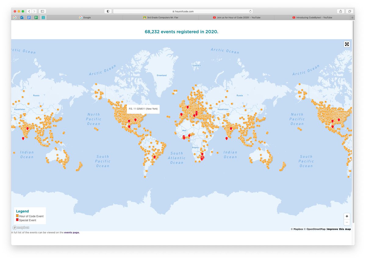 PS11Tech's tweet image. It&apos;s Computer Science Week #CSEdWeek &amp;amp; #HourOfCode! I&apos;ve been teaching coding since 1984 (#Logo) been doing @hourofcode at #PS11m since its origin 8 years ago. Took my 4th grade Zoom class to Hadi &amp;amp; Sofia&apos;s #CodeBytes today &amp;amp; it was great! Again Tomorrow! #CodeLikeCrazy @scratch
