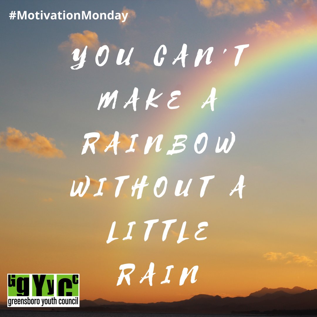 GSOYouthCouncil's tweet photo. Happy Monday 🌈
#MotivationMonday https://t.co/tfAPZQBgzm