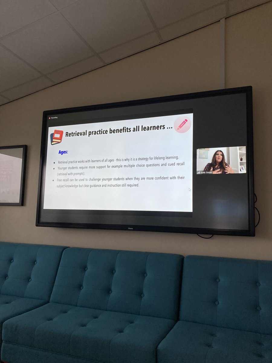 Great CPD today on Retrieval Practice with <a href="/87History/">Kate Jones</a> and <a href="/teacherhead/">Tom Sherrington</a> 🔥👌🏻