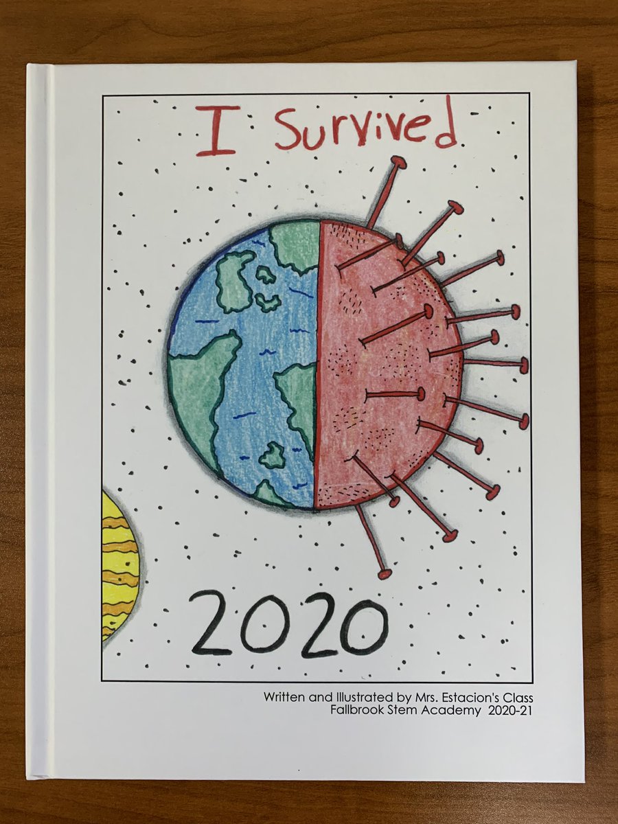 FallbrookStem's tweet photo. So proud of our students for writing and illustrating this book about their experiences and reactions to COVID!  Energizing teaching and learning @FallbrookStem ! @Estacion6th @FUESDSchools @Mrs_McKenzie322 @Square66mrp @JKniseley1 https://t.co/rLvFdjhDsF