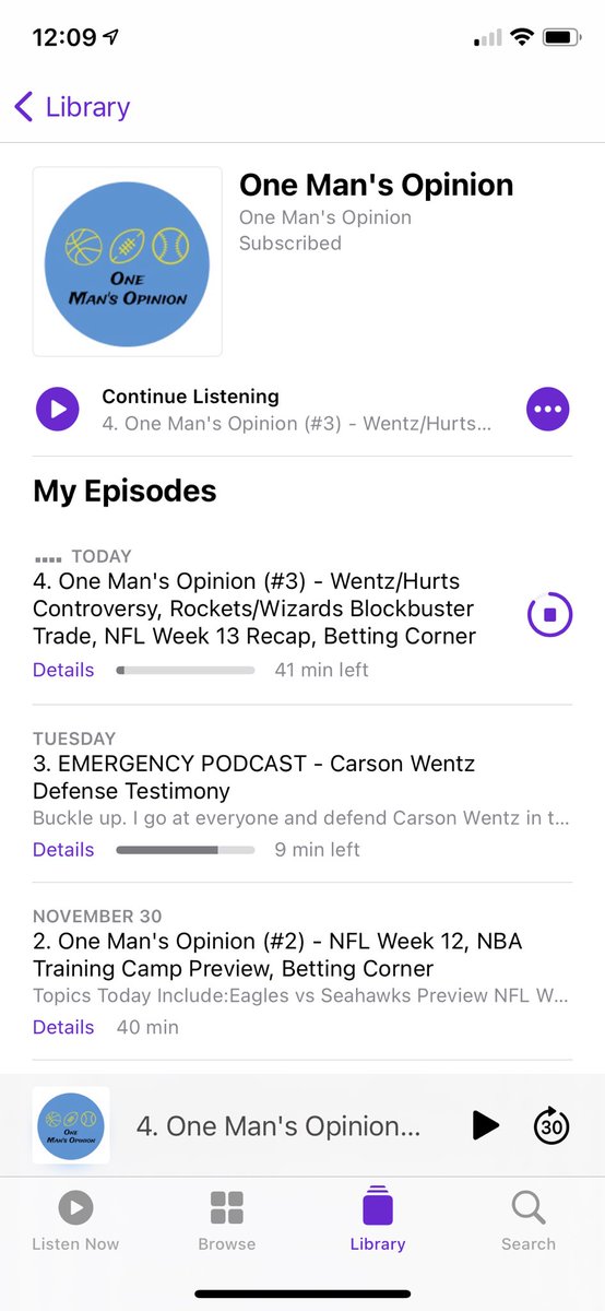 noahgillianshow's tweet photo. Episode 3 is now Live!! I talk the Wentz/Hurts new quarterback controversy, along with a blockbuster NBA trade, as well as recapping NFL Week 13, and of course, visiting the Betting Corner https://t.co/U2Ao02tgJY