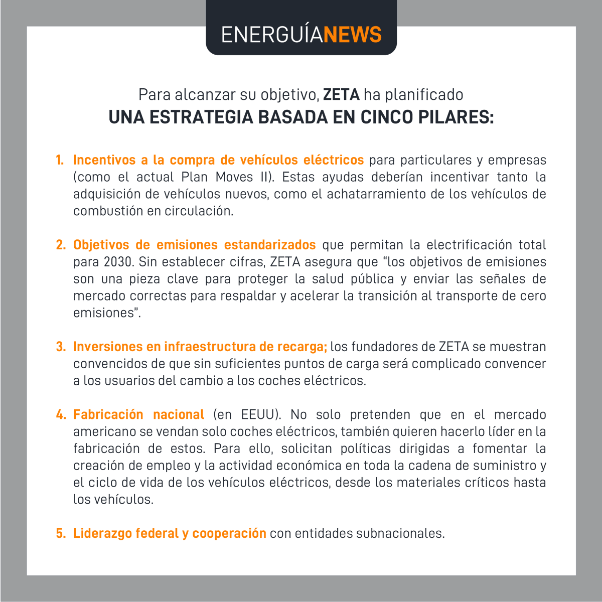 Energuiard's tweet photo. Fuente: #Motorpasion
. 
Tesla, Lucid Motors, Rivian, Uber, Lordstown o Siemens son solo algunas de las 28 empresas (Desliza 👉) que se han unido para crear #ZETA (Zero Emission Transportation Association)

#EnerguíaNews #EnergíaRenovable #VehículoEléctrico https://t.co/W1f1C9gUKi