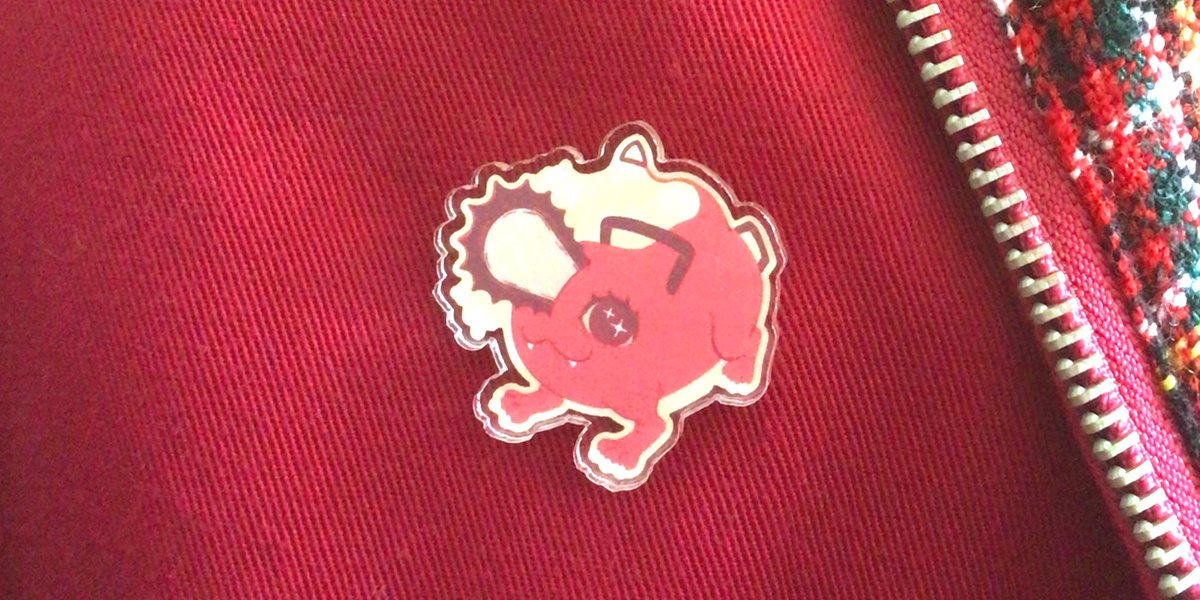Shycheeks_Art's tweet photo. 🐶 POCHITA Acrylic pin 🔫
New photos update! I'm going to the post office on Wednesday, so make your purchases soon~💖💖
👁️https://t.co/VOAqwLEc2A 👁️
🔁 Please help with a RT ✨
#chainsawman #chainsawman96 #チェンソーマン https://t.co/ohYo8sjU9b