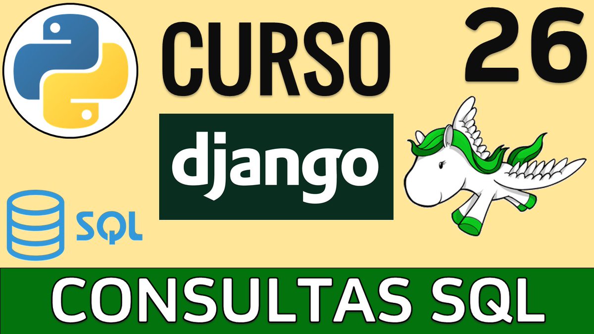 UskoKruM2010's tweet photo. Curso Django 🦄 - 26. QuerySet: Consultas SQL con filtros usando el ORM (Object Relational Mapping) ✅  https://t.co/ueh3J8Bay2 a través de @YouTube 

¿Me ayudas con tu RT? 🙌 ¡Gracias! 😉

#python #python3 #django #cursoDjango #tutorialDjango #aprenderDjango https://t.co/q8iBTh4qHX