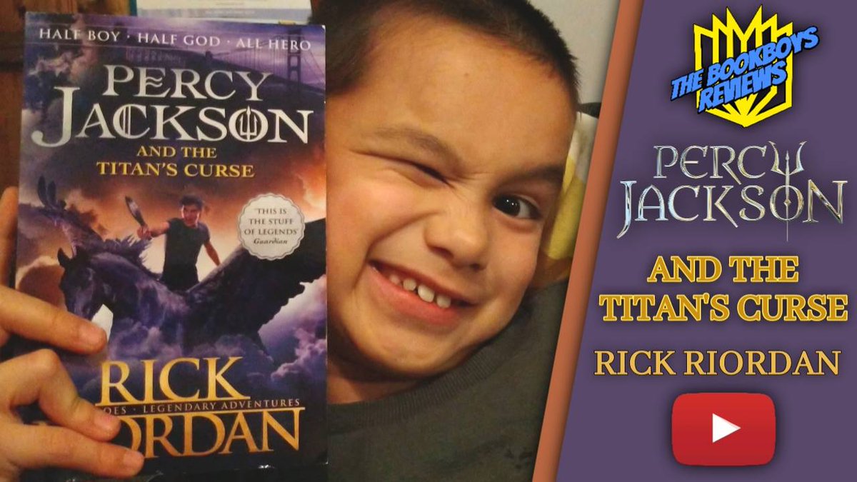 BookBoysReviews's tweet photo. #BookBoyConor reviews Percy Jackson and the Titan's Curse written by Rick Riordan

https://t.co/PGQNWig8hL

#readingforlife #meaningfulactivities #greathabitsstartfromyoung #wellbeing #cognitivefunctions #growthmindset #bonding #literacymatters #PercyJackson #RickRiordan https://t.co/4SK6fDLtJ9