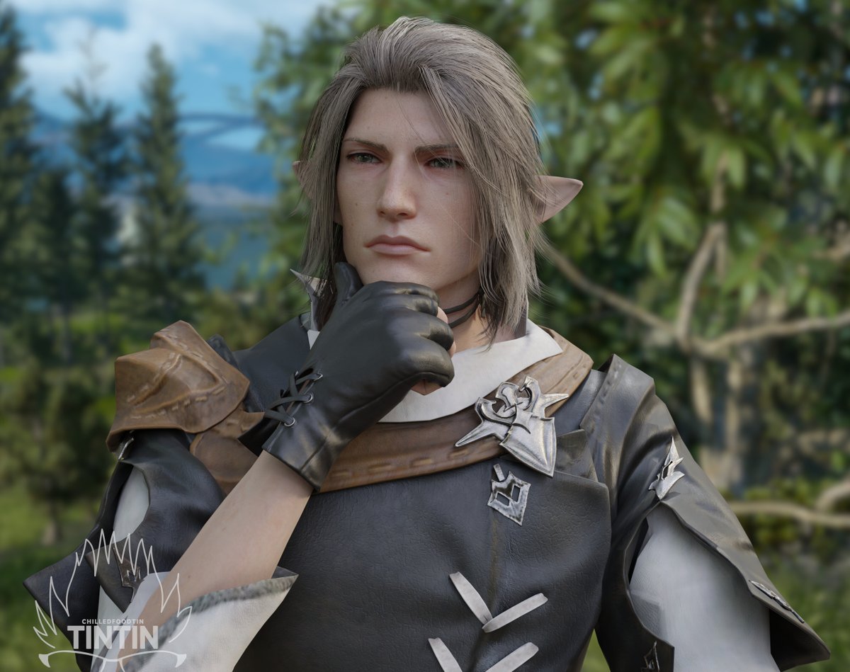 FFXIV is about to release patch 5.4, so to celebrate I put Ignis in his Elezen costume again, only I added some Elezen ears and a longer hairstyle to change things up.  I think he does look fetching with those ears #FFXV #Ignis #イグニス #FFXIV #fanart