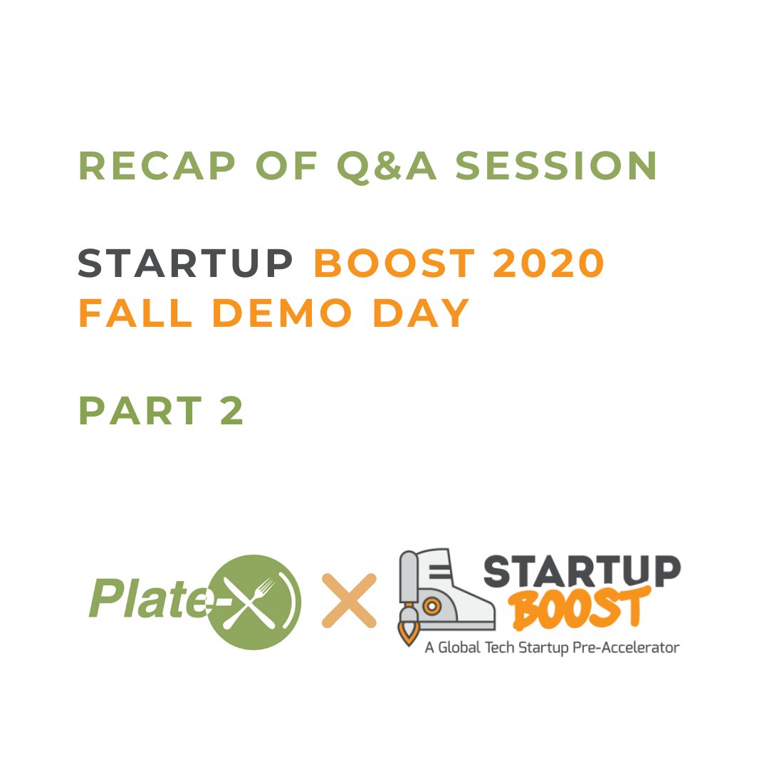 x_plate's tweet image. Hope you enjoy our pitch on startup Boost New York 2020 Fall Demo Day hosted by 
@startupboosthq! 
Missed it? No worries, here’s a quick recap about the Q&amp;amp;A session! 

#platex #startup #startupboost