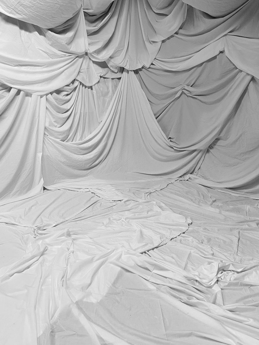 OnCloudNinePlay's tweet photo. The creative genius Sophie James Frost designed our beautiful set which was made out of donated (clean) bedsheets!! ☁️ https://t.co/4pWurVm1hx