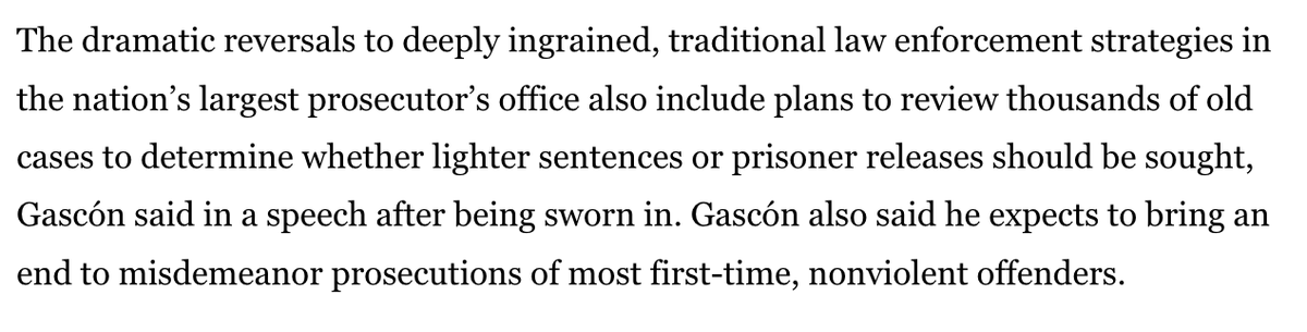 It's not that these proposals are so radical, but if the intent is to make real structural change, it has to be about more than just revisiting sentencing. It has to be about revisiting the narratives about the perpetrators and even the pass given to how they were engaged.