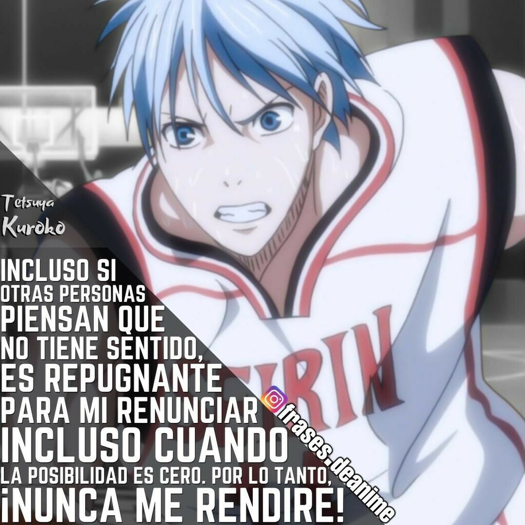 Frases de Kuroko No Basket - Animedia