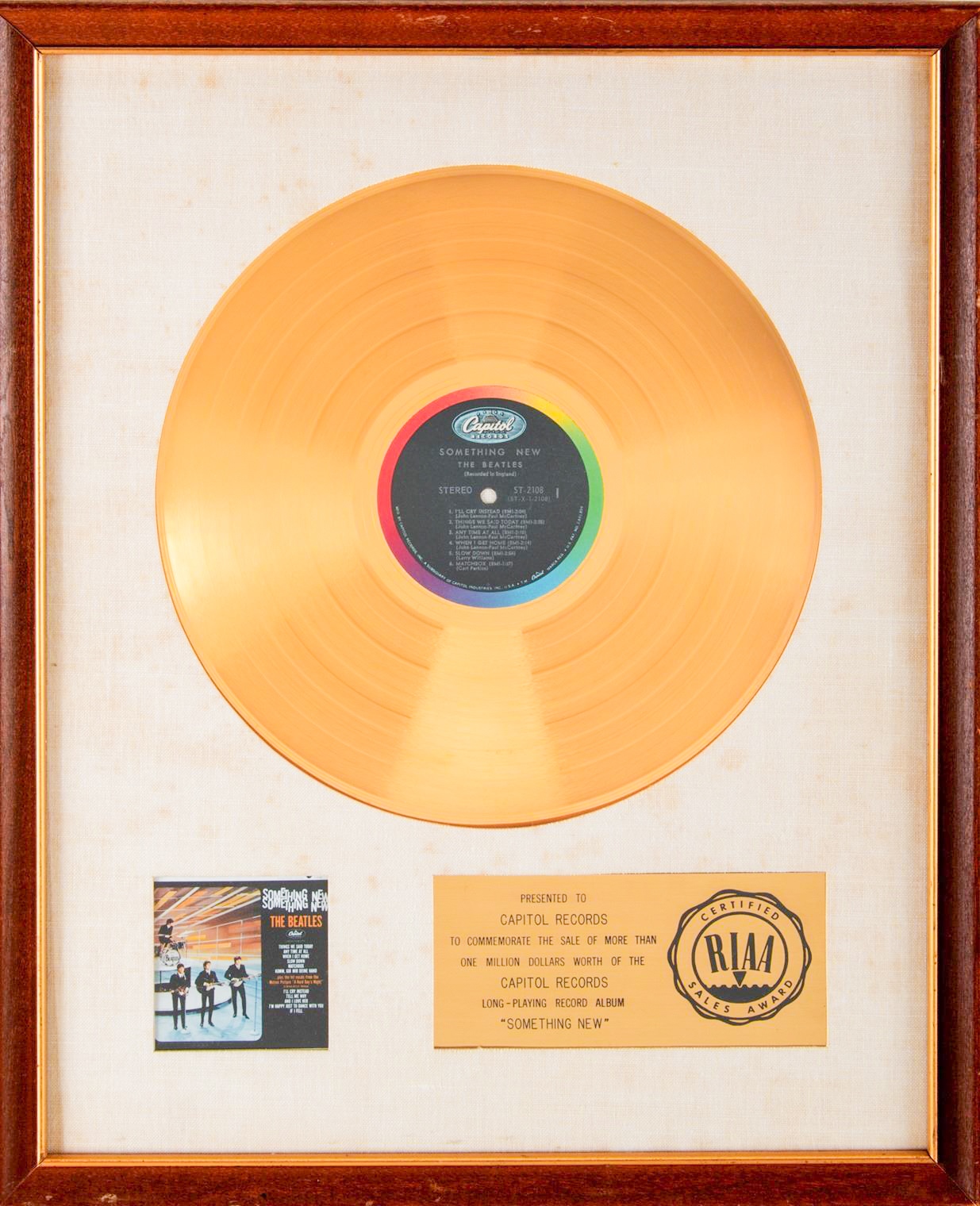 Profiles In History on Twitter: "Looking for 'Something New' to add to your  collection? Look no further!⁠ ⁠ On December 18th, we will be auctioning off  this RIAA vintage original White Matte