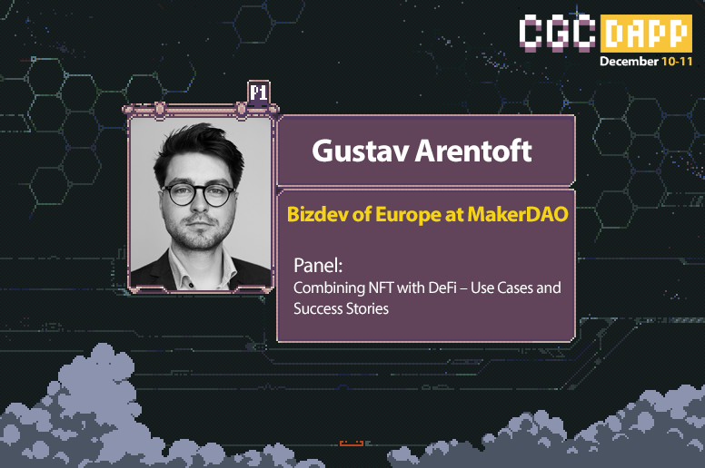 cgc_events's tweet photo. One more CGC|DAPP speaker is @GArentoft, Business Development (Europe, SEA, Africa), @MakerDAO!
Attend #CGCDAPP with a FREE pass and listen to Gustav on live β https://t.co/I2szHFqAyc
Or use the special code CGCDAPP to find our event in PINE (if you're registered) https://t.co/hFXSj6QMzI