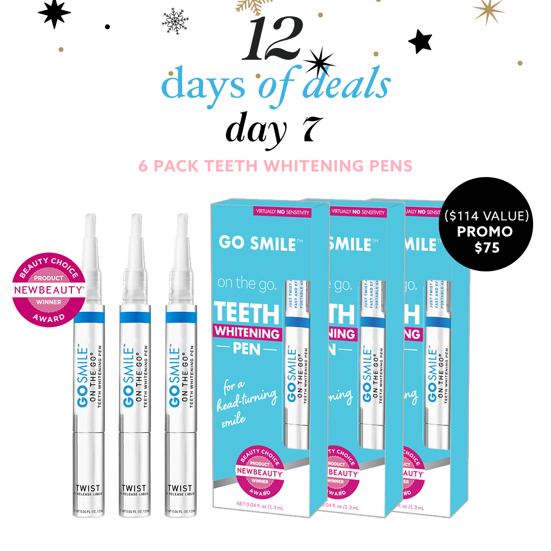 GoSmile's tweet image. The perfect stocking stuffer for everyone on your list! ✔️🎁 #ChristmasCountDown
#ChristmasPresents
#ChristmasTradition
#ChristmasTree
#Decorating
#Christmas2020
#teeth
#teethwhitening 
#whiteteeth 
#teethwhitener
#tistheseason 
#SeasonsGreetings
#ChristmasShopping
#Holiday