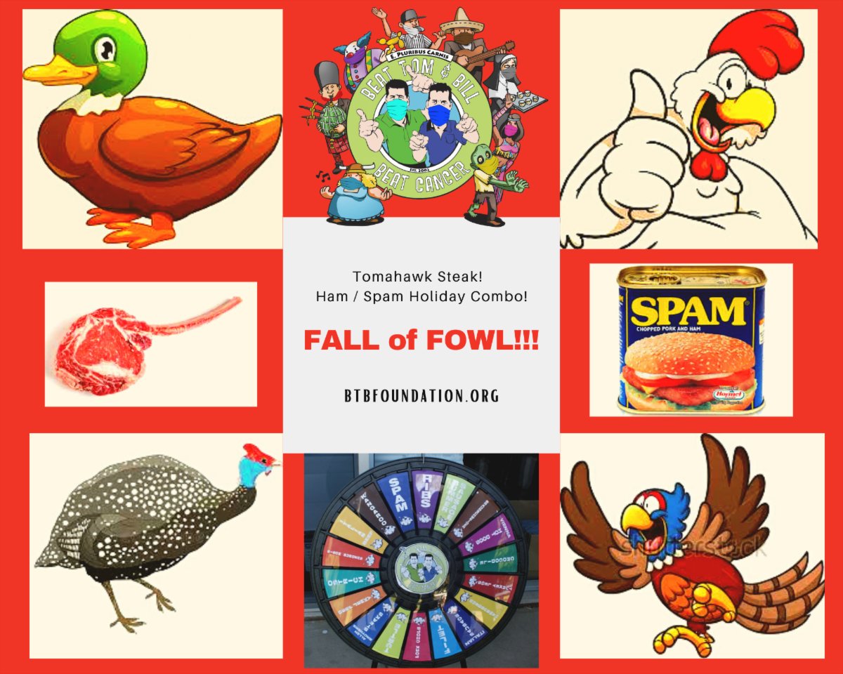 The Fall of Fowl - Just in time for your Holiday Dinner Table!  Extended till Friday 12/11 at 5:00 PM CST!!! conta.cc/3oACdWX
