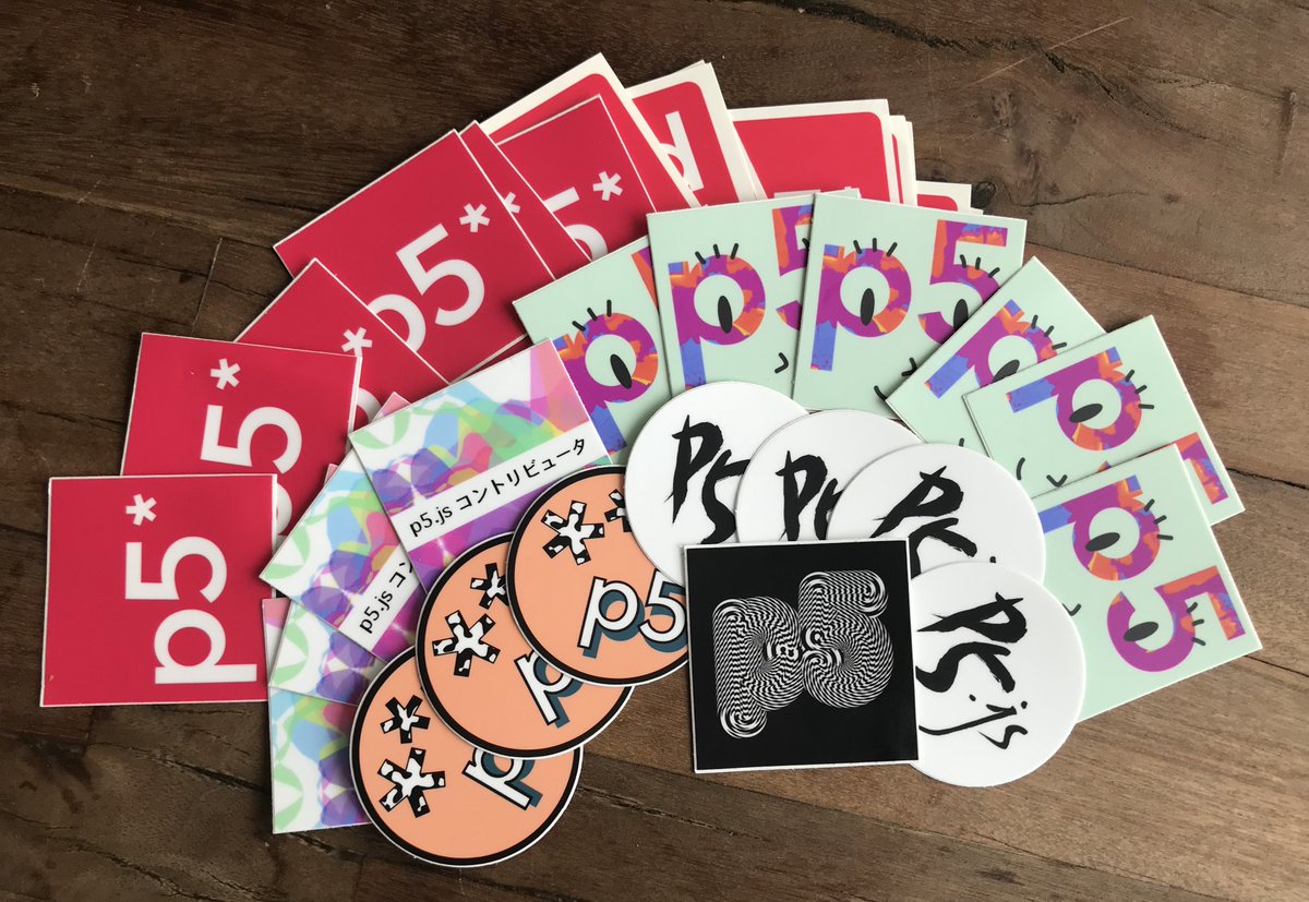 p5xjs's tweet image. We&apos;re launching our holiday fundraiser, and we really need your help after this tough year! Donate $25 and you can get a pack of p5.js and Processing stickers. donorbox.org/supportp52020