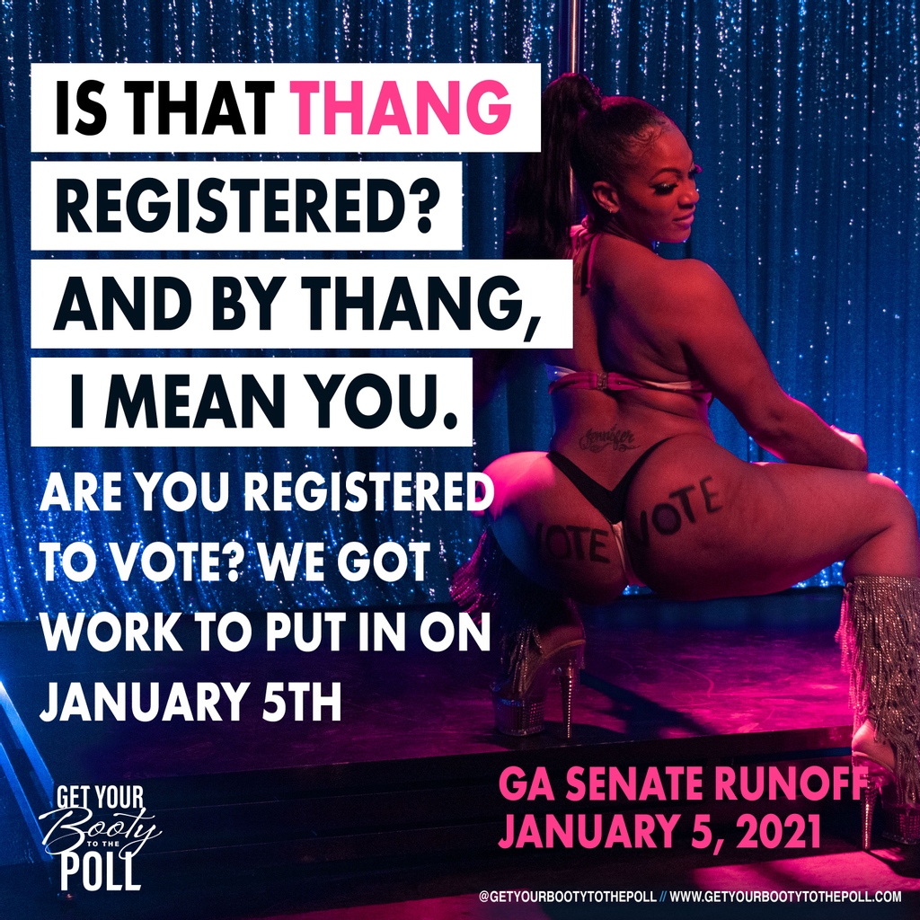 GetYourBootyToThePoll tweet media