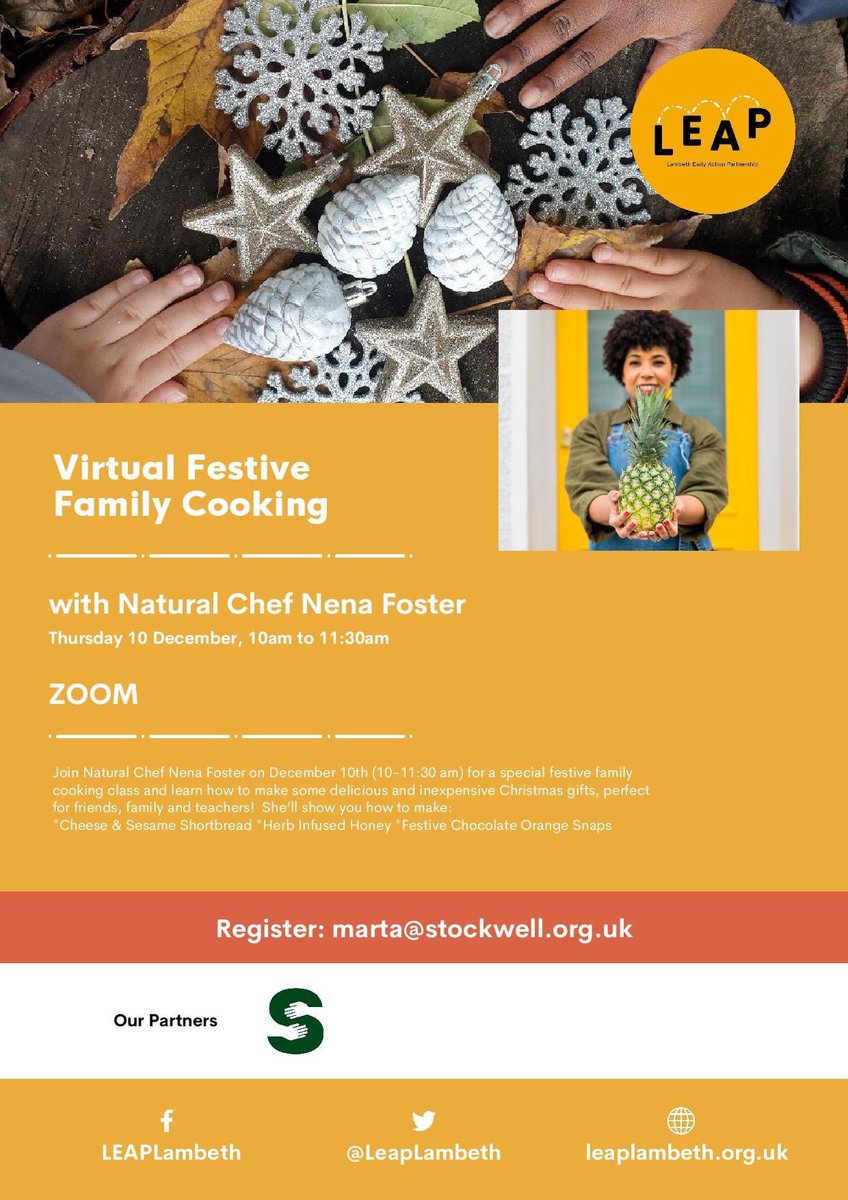 JessopCC's tweet image. Festive Family Zoom Cooking Session 10th Dec 10-11:30am. Make delicious Christmas gifts for your friends and family and get in the festive mood!