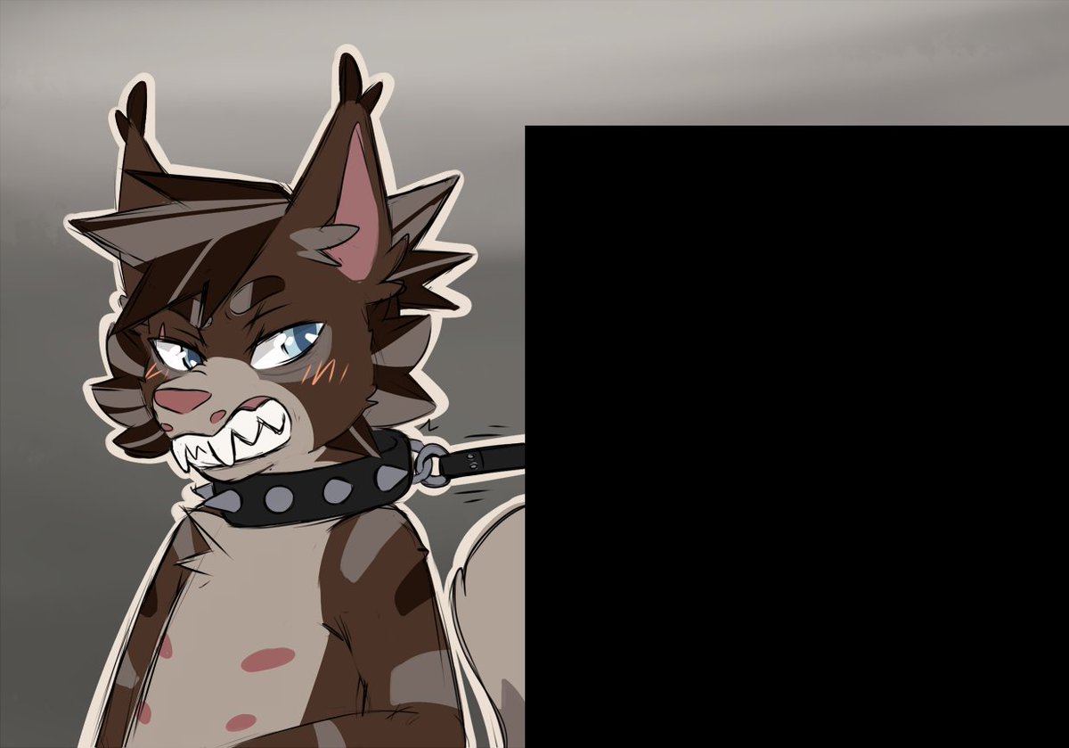 CW / NSFW artWhen I played Among Us I made my nickname “dog”(a nickname I’ve since kept obviously). On September 27th, for some sick and twisted reason, this prompted Kaji to draw softcore BDSM petplay art of my friend and my fursonas.