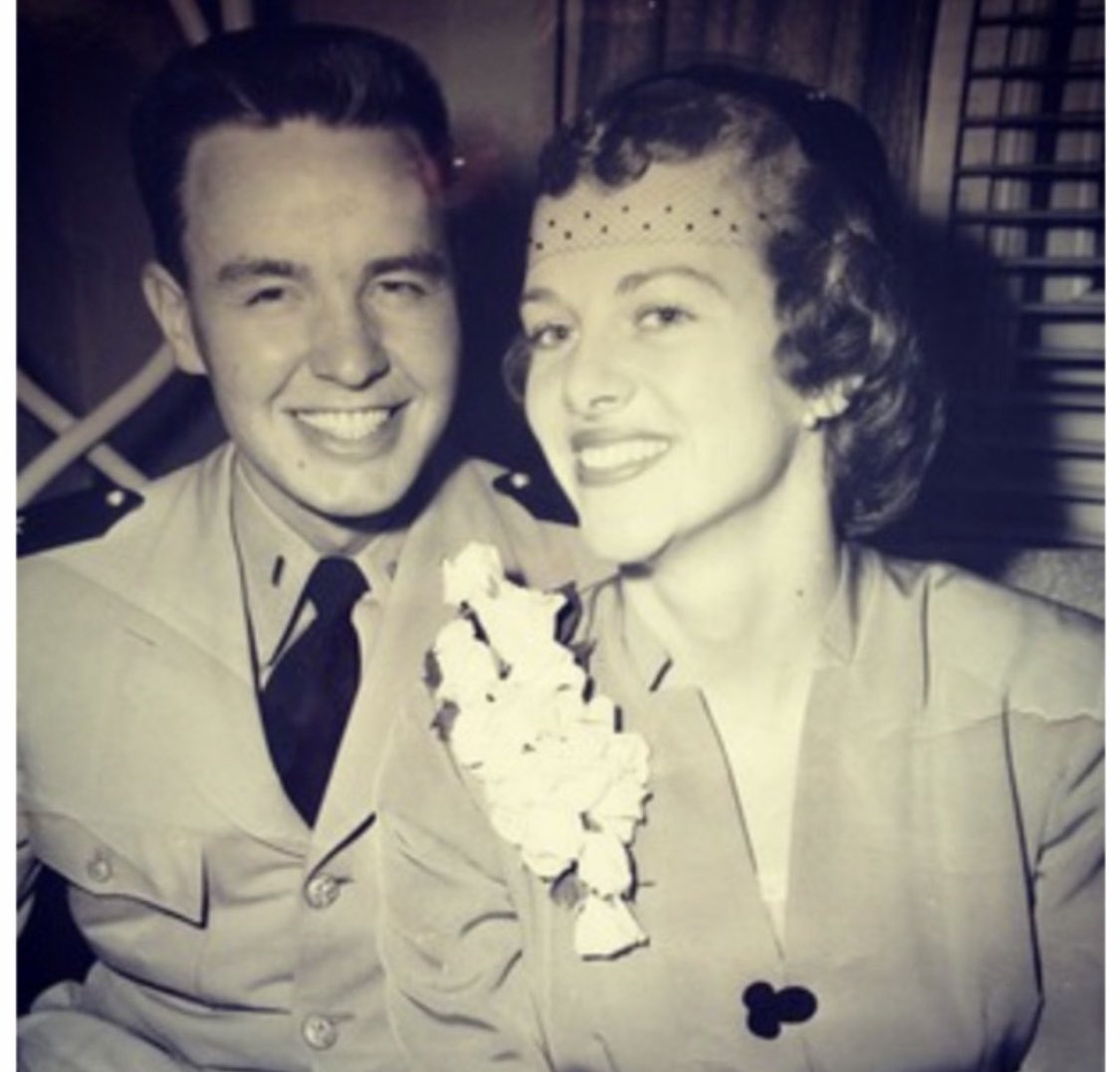 So very grateful my for parents. My father, Dick Thurston, a Naval Academy graduate & pilot met my mother, Mary Lou Jenkins, while she was finishing her degree at Stanford. Married over 50 years, Dad has passed away but my Mom is still going strong at age 90! #GiveThanks