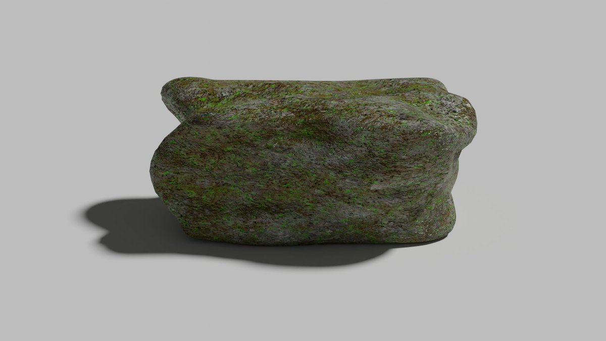 DobaxGaming's tweet photo. Unreasonably proud of this rock. #solodev #indiegamedev #blender https://t.co/6uA1zTBSGk
