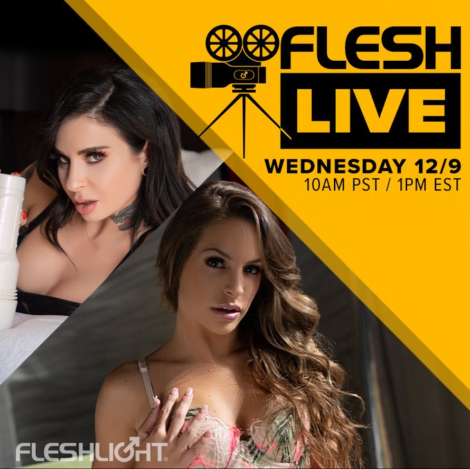 This week's FleshLive guest is Fleshlight Girl and the queen of riding @kimmygrangerxxx ! Tune in to