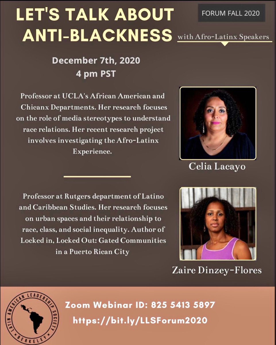 llsberkeley's tweet photo. Come join us today at 4 pm PST! We have amazing speakers for tonight that will touch on anti-Blackness in media and built urban spaces. All are welcomed! https://t.co/ziHJI3YDIC
