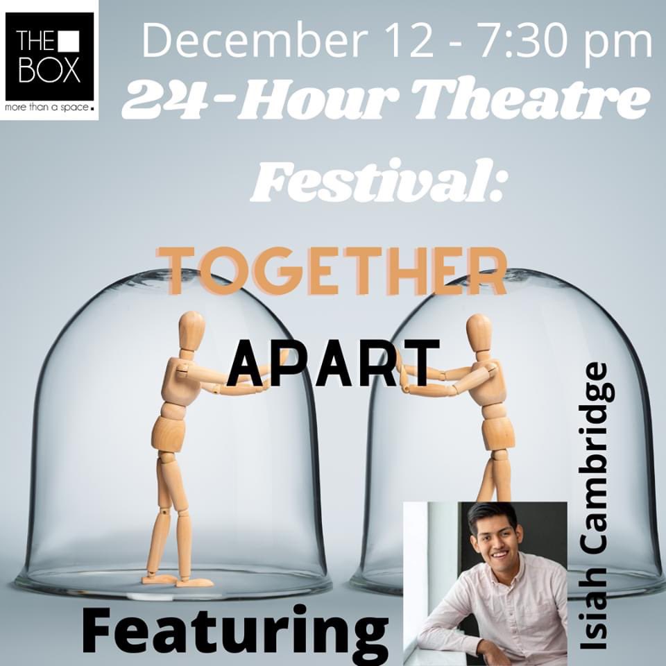 BoxWtc's tweet image. Join us for a theatre extravaganza, virtual style!  Six writers and six directors will create six world premiere shows in just 24 hours!  See what they can do.  Tickets available at theboxgateway.org/tickets.html