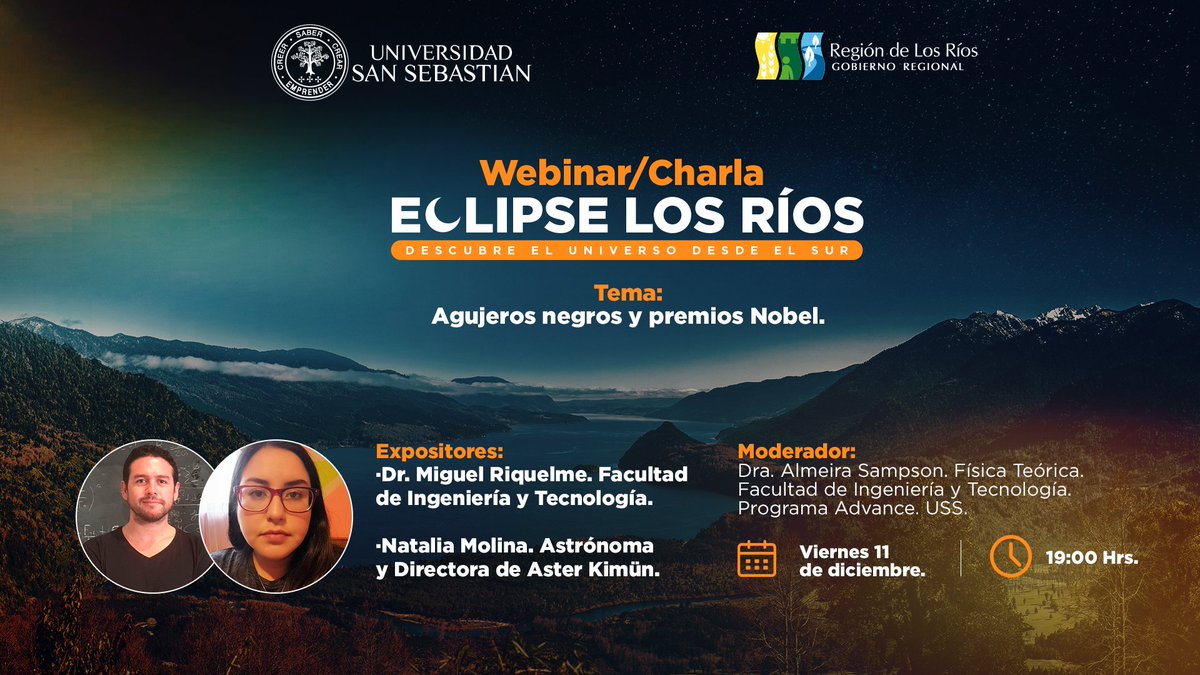 EclipseLosRios's tweet photo. ¿Quieres conocer más sobre los Premios Nobel de Física?🔭💫 Esta es tu oportunidad, participa en nuestra charla y descubre las investigaciones que llevaron a los distintos personajes a obtener este galardón.
Súmate en https://t.co/KK2SE9qPFW

#EclipseLosRíos #EclipseSeguro https://t.co/D4ytigTpYt