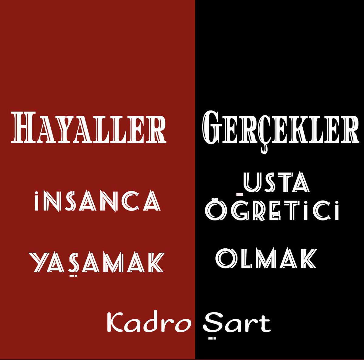 Usta öğretici başka ne yapmalı sesini duyurmak için!! <a href="/RTErdogan/">Recep Tayyip Erdoğan</a>
<a href="/dbdevletbahceli/">Devlet Bahçeli</a>
<a href="/ekrem_imamoglu/">Ekrem İmamoğlu</a>
<a href="/mansuryavas06/">Mansur Yavaş</a>
<a href="/meral_aksener/">Meral Akşener</a>
@FOXhaber
<a href="/ikoncuk/">İSMAİL KONCUK</a>
<a href="/55erhanusta/">Dr. Erhan Usta</a>
#ustaöğreticiyeçare