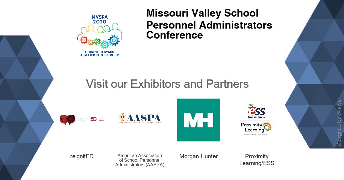So thankful for our conference sponsors.   Visit their booth in person or in the conference app!   #MVSPA #KASPA