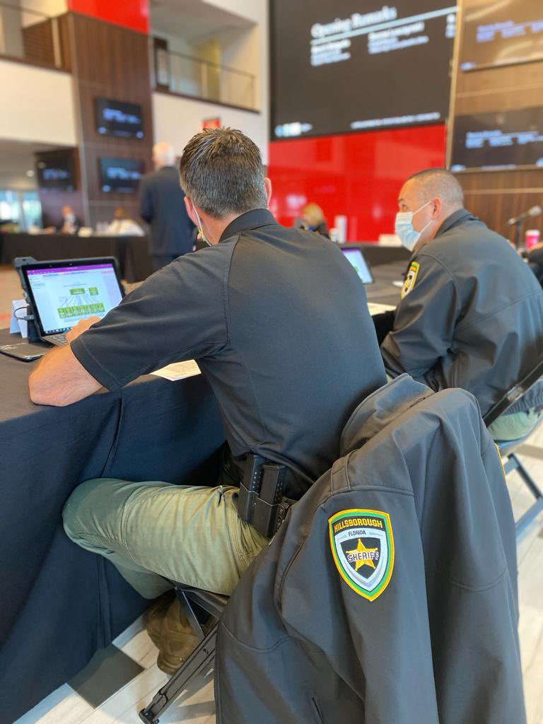 TBPSJIC's tweet photo. WE ARE PREPARED: Today leaders from several Tampa Bay public safety agencies came together to conduct a tabletop exercise, making sure we are all ready for the big game! 

@TampaPD @HCSOSheriff @hcfrfoundation @TampaFireRescue @SportsTampaBay @FBITampa @HSITampa https://t.co/mbRNv8Dvv5