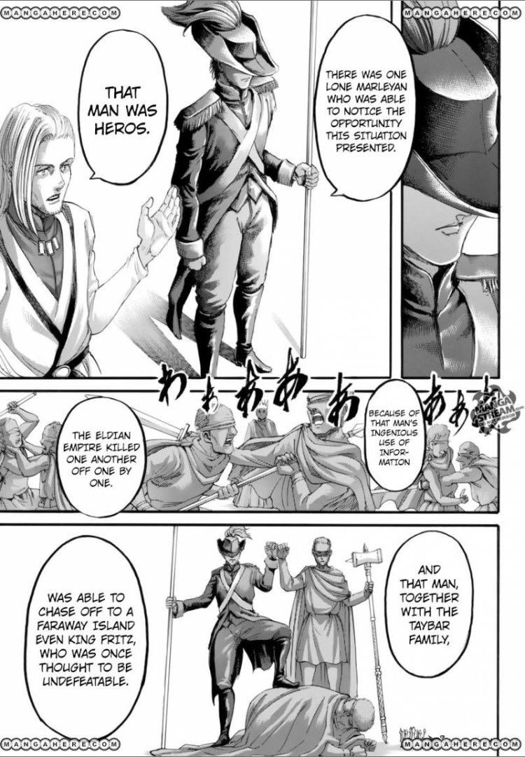 As the rally is going on Gabi hears the story that everyone has been told over and of the Demons on Pardis Island