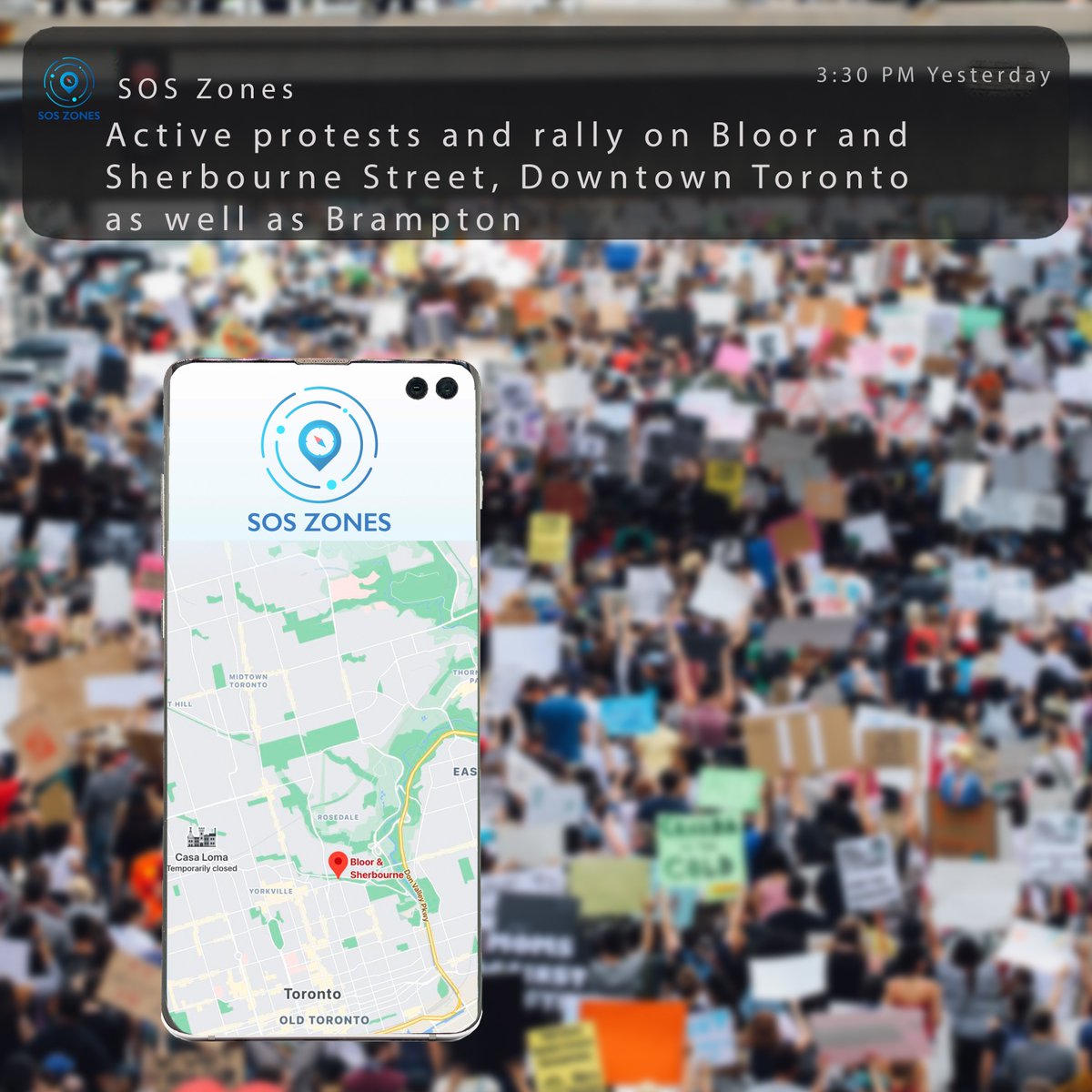 SosZones's tweet photo. SOS Zones App can help you navigate away from such traffic and crowded zones for all your essential travels during the lockdown.

Your Safety Matters
#stayalert #beinformed #SOSzones #informeddecisions #safety #security #cctv #publicsafety #emergency #dorian #help #protection https://t.co/fzMveZci2e